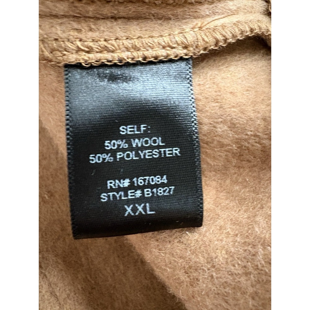 New Tuckernuck Camel Wool Cassidy Jacket - Sixe XXL Tan - Picture 11 of 12